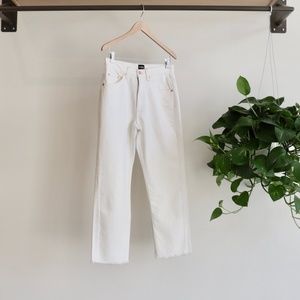 Esby Hayley jean NEW ivory straight leg jeans